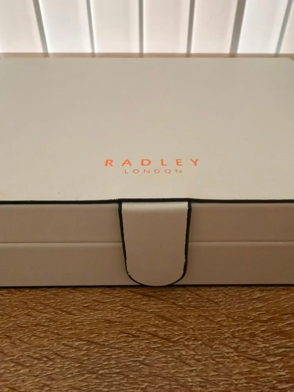 Radley London White Faux Leather Jewelry Travel Organizer Case
